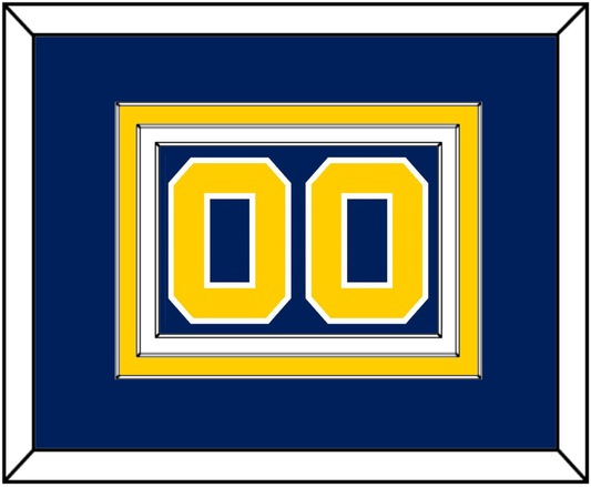 Navy Basketball Number - Road Blue (1983-1987) - Premier Tier 2