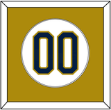 Notre Dame Baseball Number - Home White - Single Mat 2