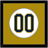 Notre Dame Baseball Number - Home White - Single Mat 2