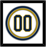 Notre Dame Baseball Number - Home White - Triple Mat 1