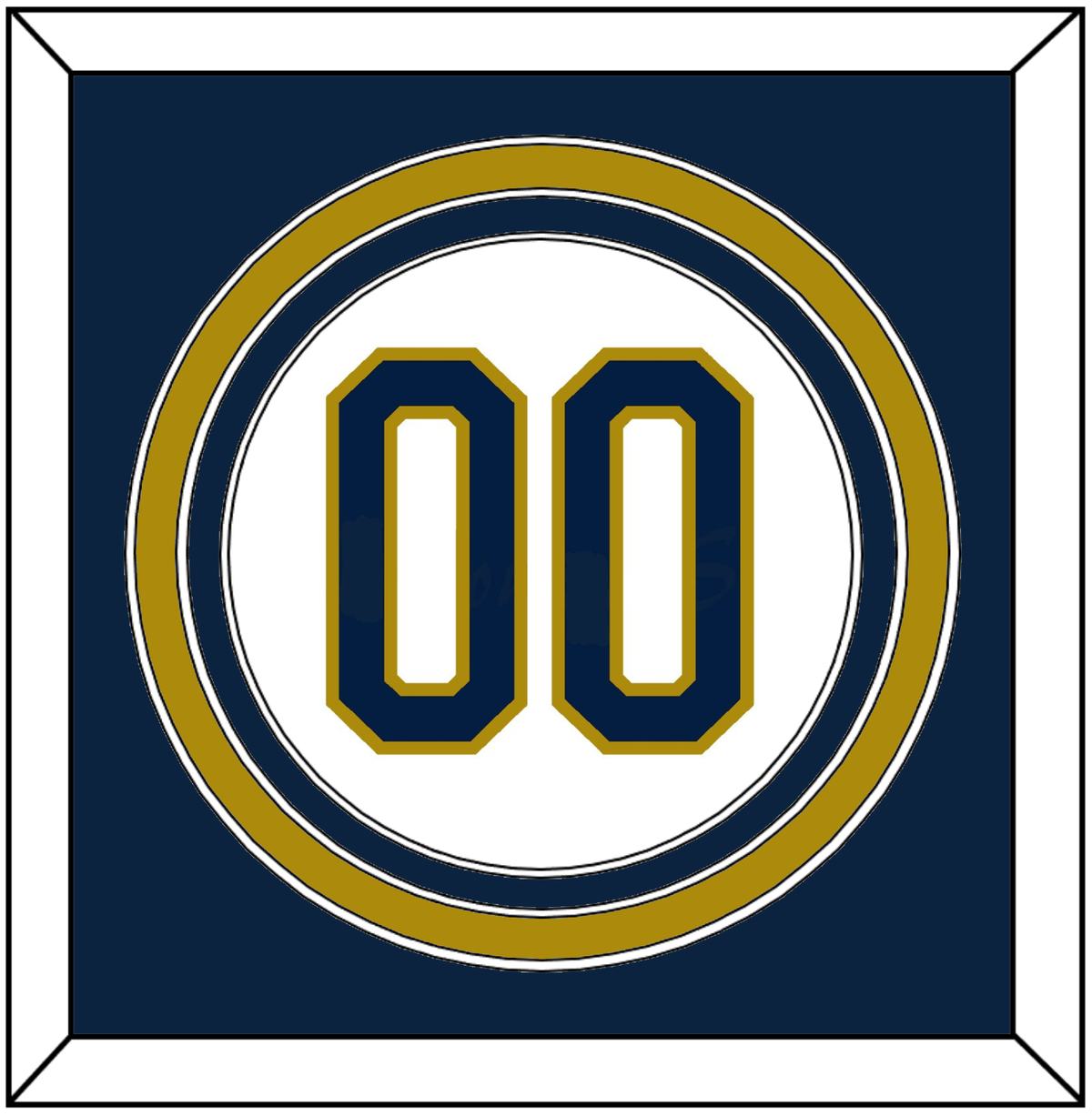 Notre Dame Full-Size Number