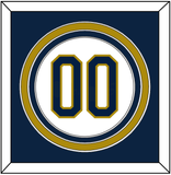 Notre Dame Baseball Number - Home White - Triple Mat 2