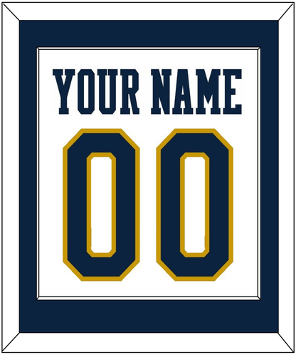 Notre Dame Basketball Name & Number - Home White - Essential Tier 1