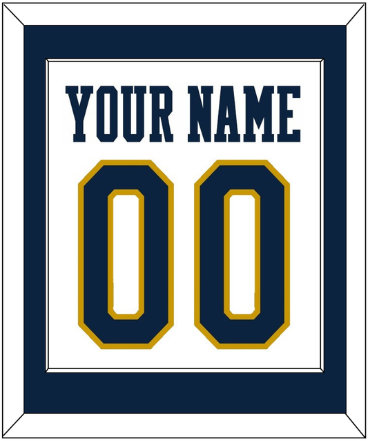 Notre Dame Basketball Name & Number - Home White - Essential Tier 1