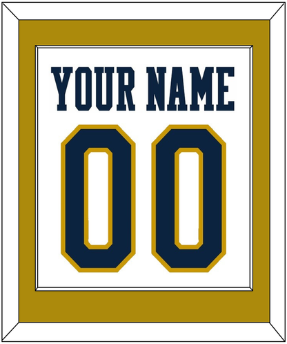Notre Dame Basketball Name & Number - Home White - Essential Tier 2