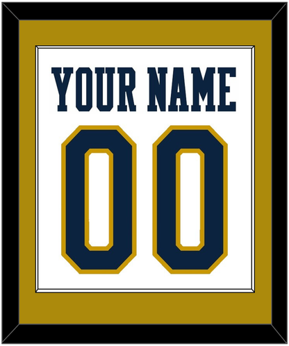 Notre Dame Basketball Name & Number - Home White - Essential Tier 2