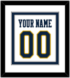 Notre Dame Basketball Name & Number - Home White - Double Mat 2