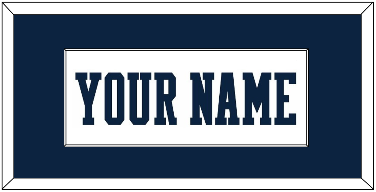 Notre Dame Basketball Name - Home White - Essential Tier 1