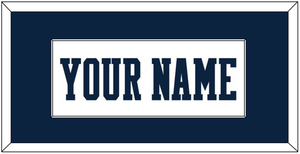 Notre Dame Basketball Name - Home White - Single Mat 1