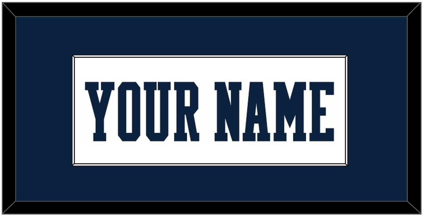 Notre Dame Basketball Name - Home White - Essential Tier 1