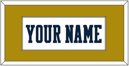 Notre Dame Basketball Name - Home White - Essential Tier 2