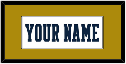 Notre Dame Basketball Name - Home White - Essential Tier 2