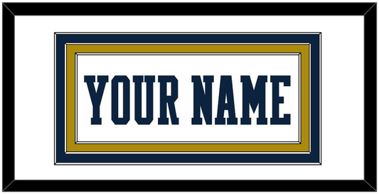Notre Dame Basketball Name - Home White - Premier Tier 1