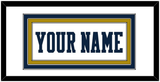 Notre Dame Basketball Name - Home White - Triple Mat 1