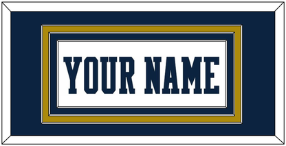 Notre Dame Basketball Name - Home White - Premier Tier 2