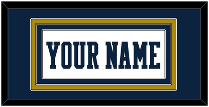 Notre Dame Basketball Name - Home White - Premier Tier 2