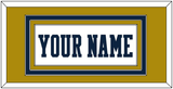 Notre Dame Basketball Name - Home White - Triple Mat 3