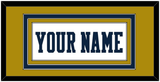 Notre Dame Basketball Name - Home White - Triple Mat 3