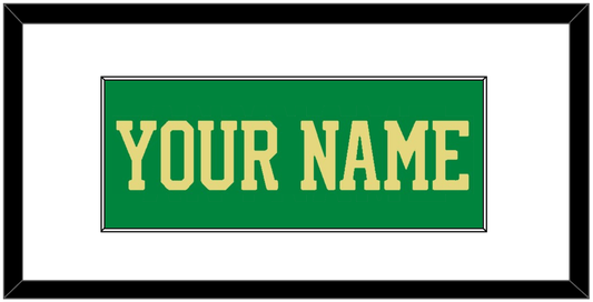 Notre Dame Basketball Name - Alternate Green (2016-2017) - Essential Tier 1