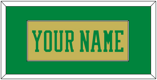 Notre Dame Basketball Name - Alternate Gold (2014-2015) - Essential Tier 2