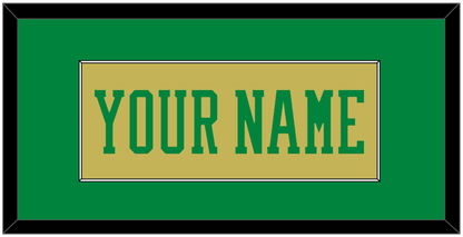 Notre Dame Basketball Name - Alternate Gold (2014-2015) - Essential Tier 2