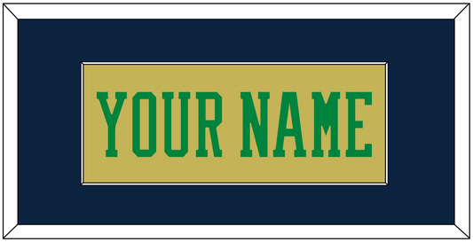 Notre Dame Basketball Name - Alternate Gold (2014-2015) - Essential Tier 3