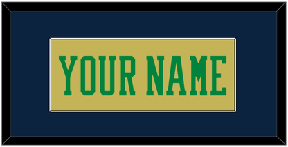Notre Dame Basketball Name - Alternate Gold (2014-2015) - Essential Tier 3