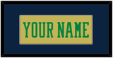 Notre Dame Basketball Name - Alternate Gold (2014-2015) - Single Mat 3