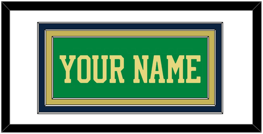 Notre Dame Basketball Name - Alternate Green (2016-2017) - Premier Tier 1