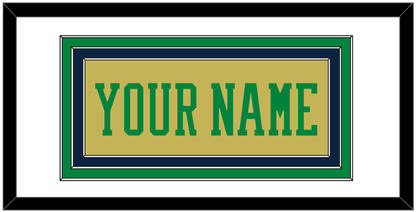 Notre Dame Basketball Name - Alternate Gold (2014-2015) - Premier Tier 1