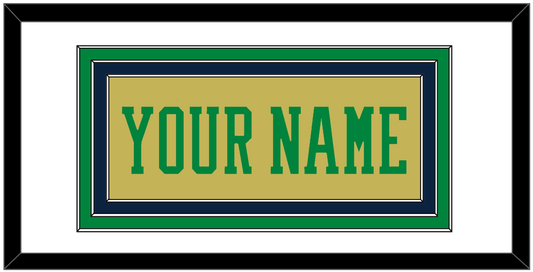 Notre Dame Basketball Name - Alternate Gold (2014-2015) - Premier Tier 1