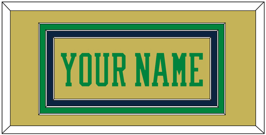 Notre Dame Basketball Name - Alternate Gold (2014-2015) - Premier Tier 2