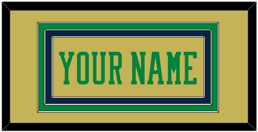 Notre Dame Basketball Name - Alternate Gold (2014-2015) - Premier Tier 2