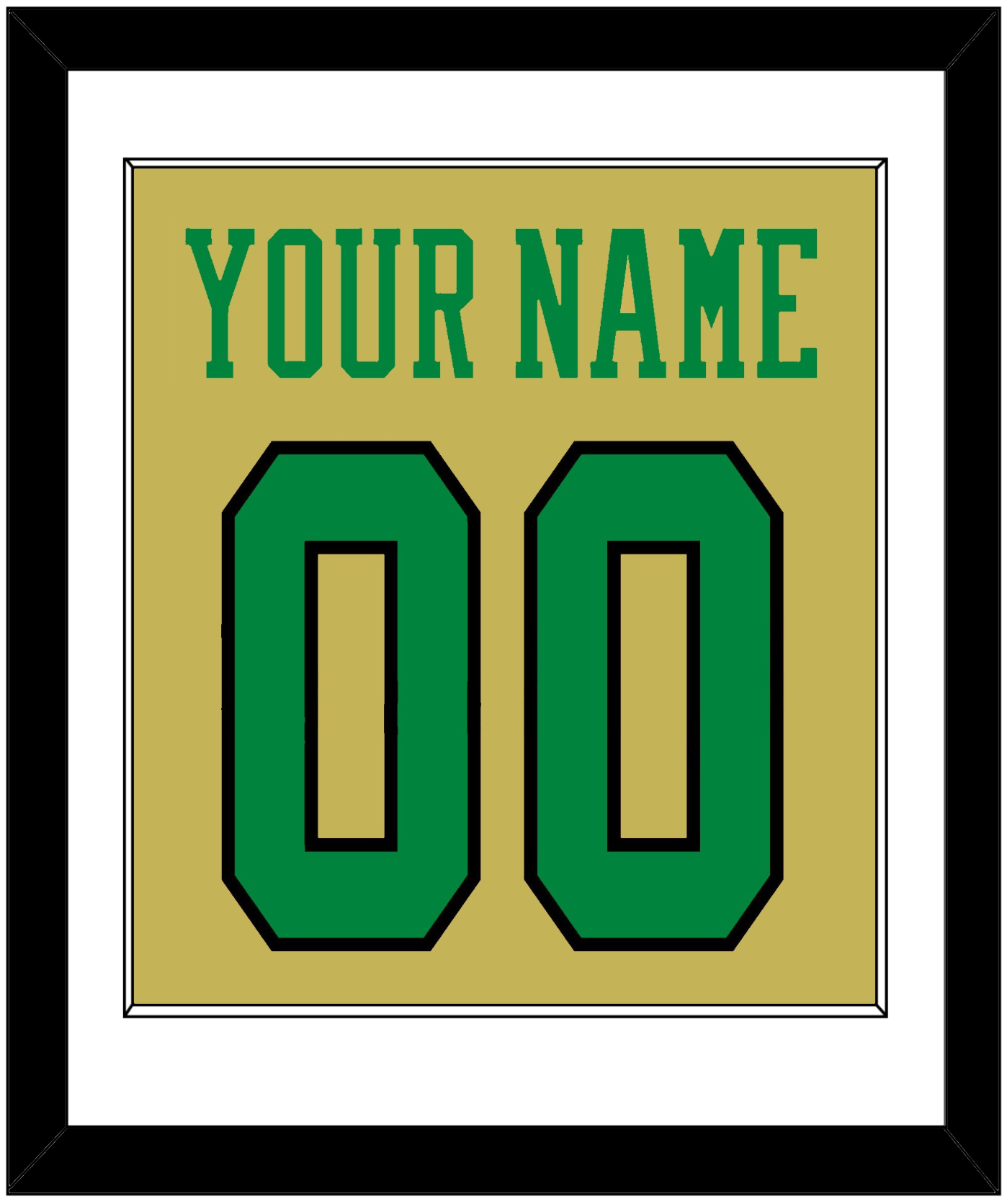 Notre Dame Basketball Name & Number - Alternate Gold (2014-2015) - Essential Tier 1