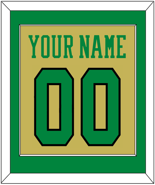 Notre Dame Basketball Name & Number - Alternate Gold (2014-2015) - Essential Tier 2