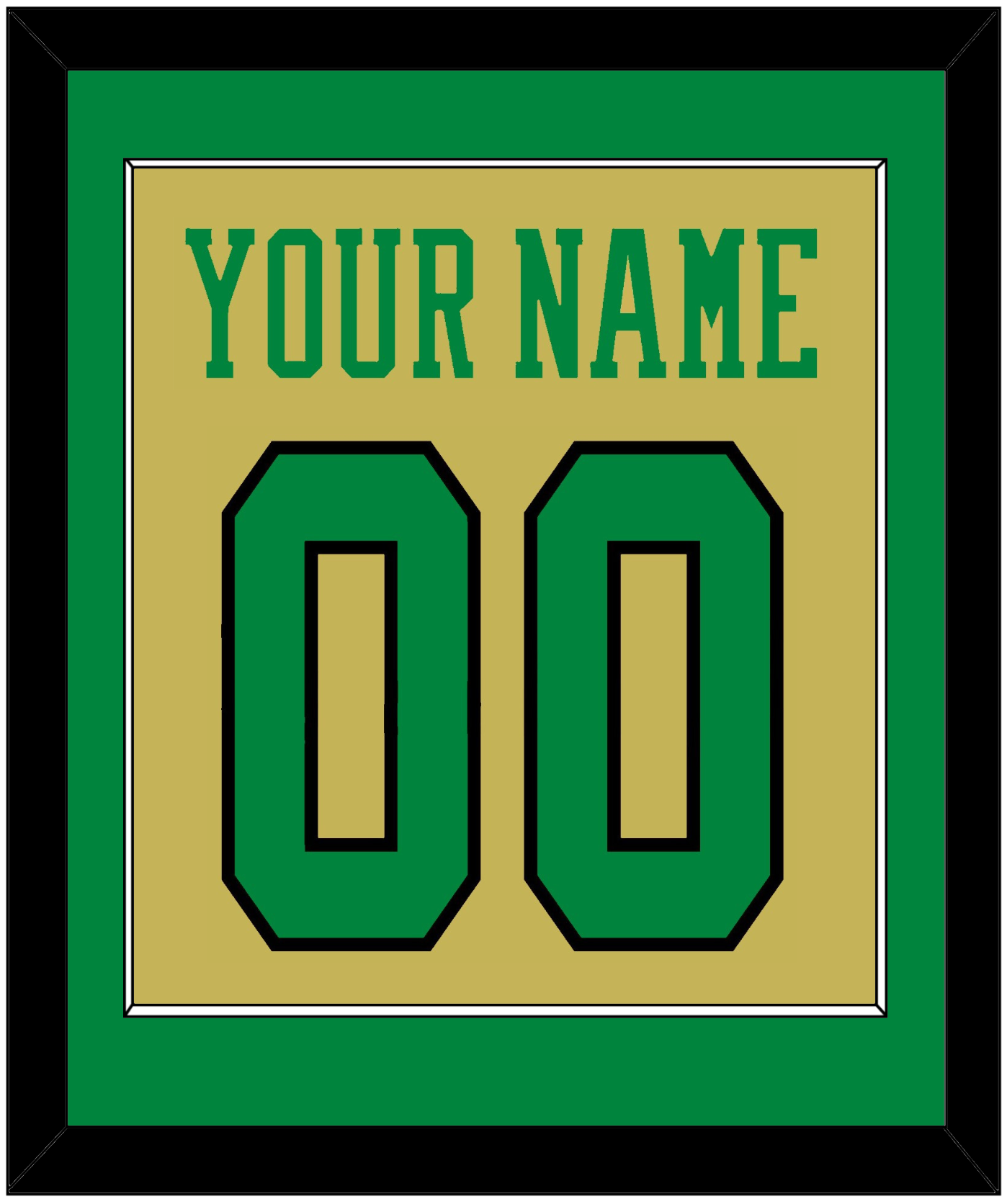 Notre Dame Basketball Name & Number - Alternate Gold (2014-2015) - Essential Tier 2