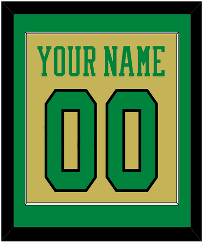 Notre Dame Basketball Name & Number - Alternate Gold (2014-2015) - Essential Tier 2