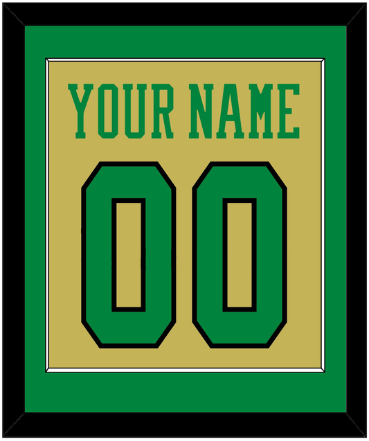 Notre Dame Basketball Name & Number - Alternate Gold (2014-2015) - Essential Tier 2