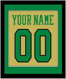 Notre Dame Basketball Name & Number - Alternate Gold (2014-2015) - Single Mat 2