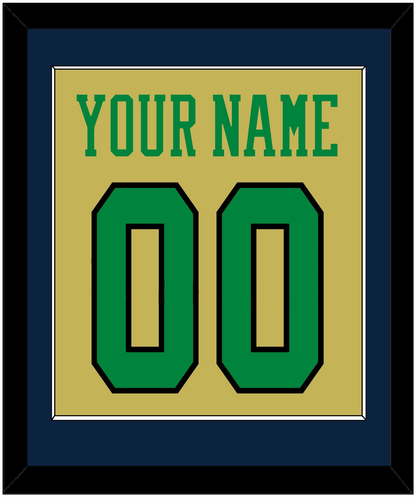 Notre Dame Basketball Name & Number - Alternate Gold (2014-2015) - Essential Tier 3