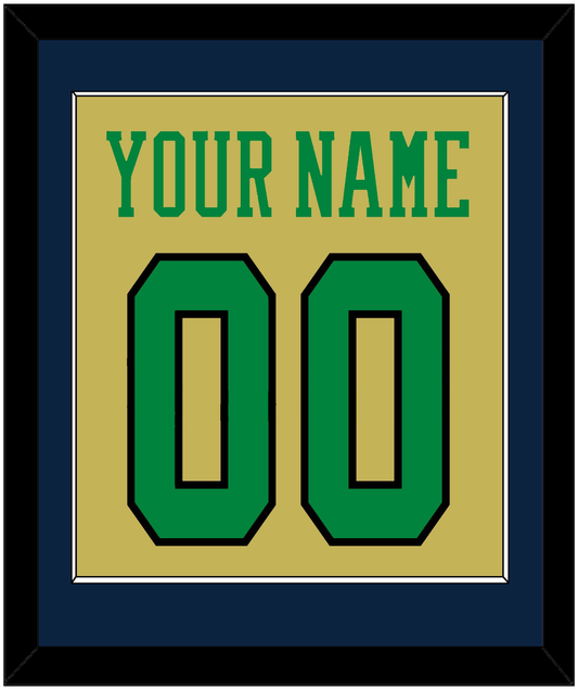 Notre Dame Basketball Name & Number - Alternate Gold (2014-2015) - Essential Tier 3