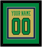 Notre Dame Basketball Name & Number - Alternate Gold (2014-2015) - Double Mat 3