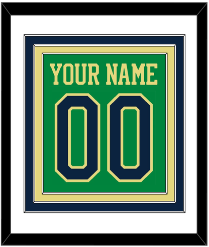 Notre Dame Basketball Name & Number - Alternate Green (2016-2017) - Premier Tier 1