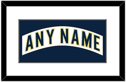 Notre Dame Hockey Nameplate - Home White - Essential Tier 1