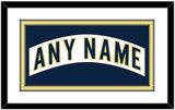 Notre Dame Hockey Nameplate - Home White - Double Mat 1