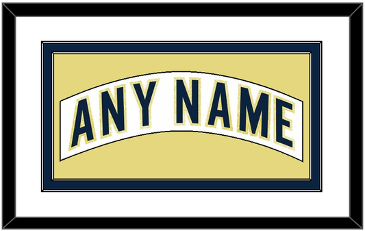 Notre Dame Hockey Nameplate - Home White - Signature Tier 2