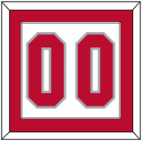 Ohio State Basketball Number - Home White (2013-2014) - Single Mat 1
