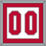 Ohio State Basketball Number - Home White (2013-2014) - Single Mat 1