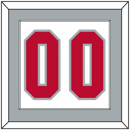 Ohio State Basketball Number - Home White (2013-2014) - Essential Tier 2