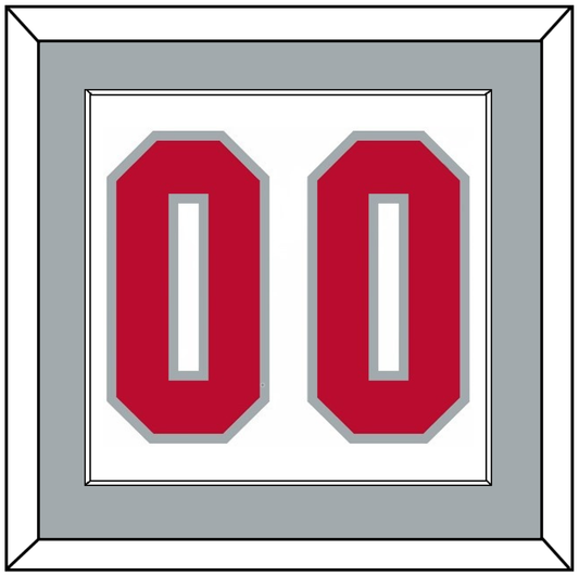 Ohio State Basketball Number - Home White (2013-2014) - Essential Tier 2